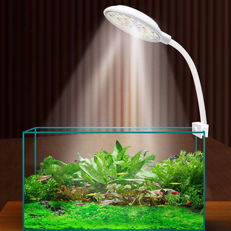 Marine Aquarium Water Change - ไฟตู้ปลาแบบหนีบ USB ขนาดเล็ก ไฟสำหรับปลูกพืชน้ำ LED 3/5/7W