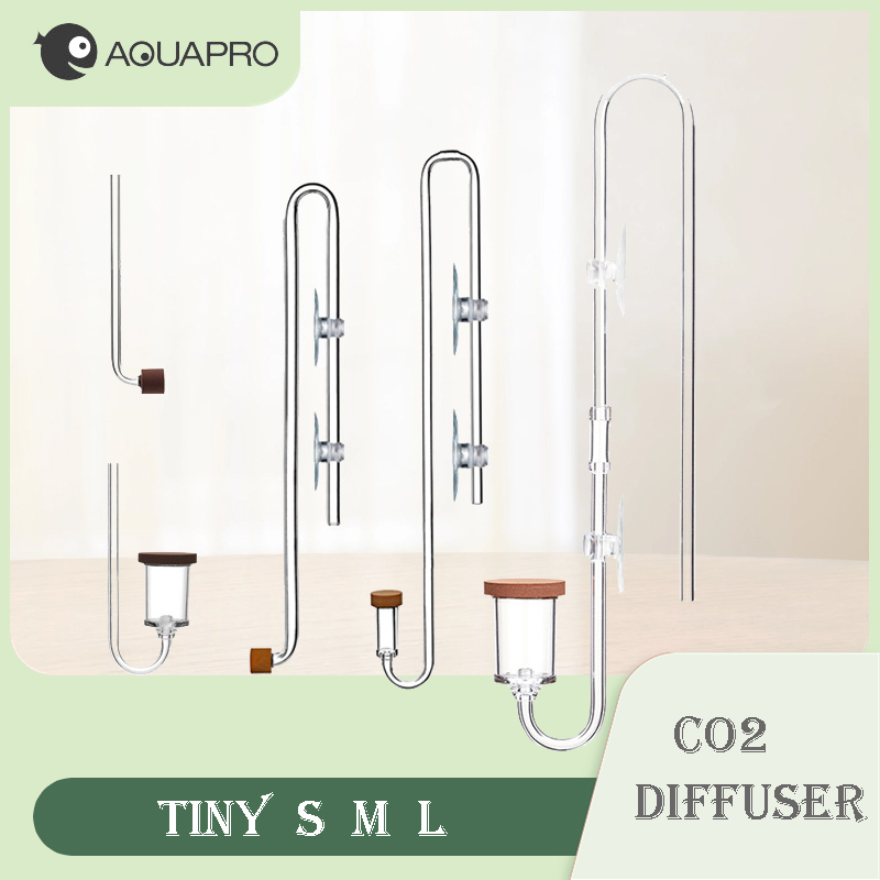 Aquarium Marine Fishes - พิพิธภัณฑ์สัตว์น้ํา CO2 Diffuser ถังปลา Bubble MINI