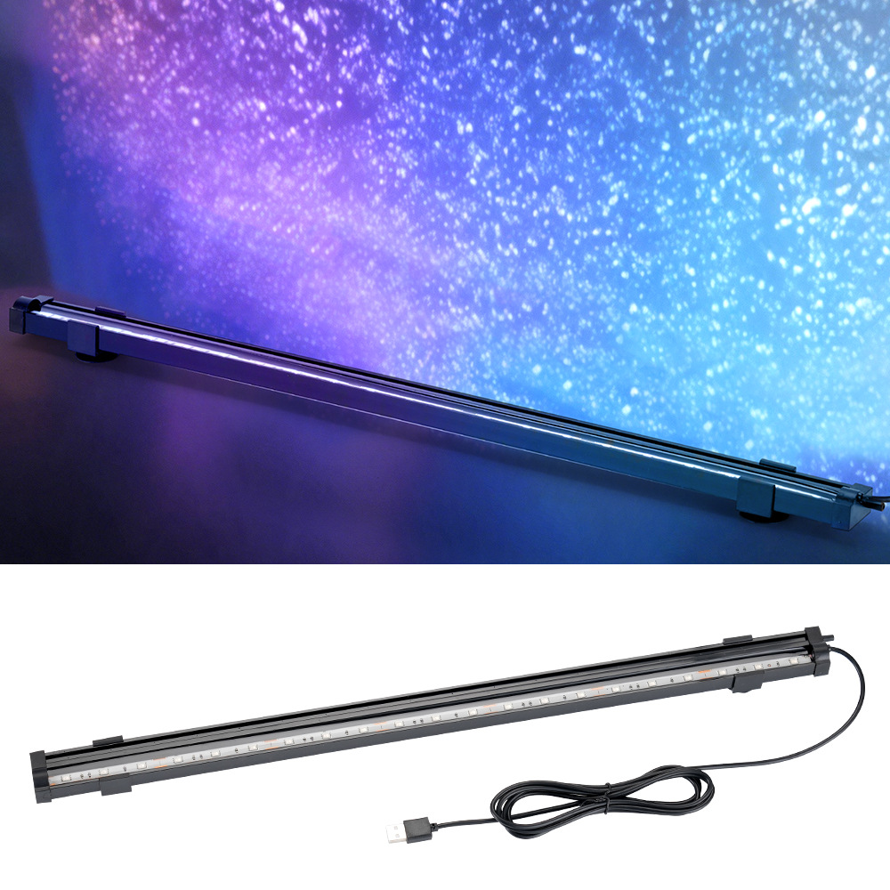 Marine Aquarium Water Change - ไฟ LED USB สำหรับตู้ปลา พร้อมฟองอากาศ เปลี่ยนสีอัตโนมัติ