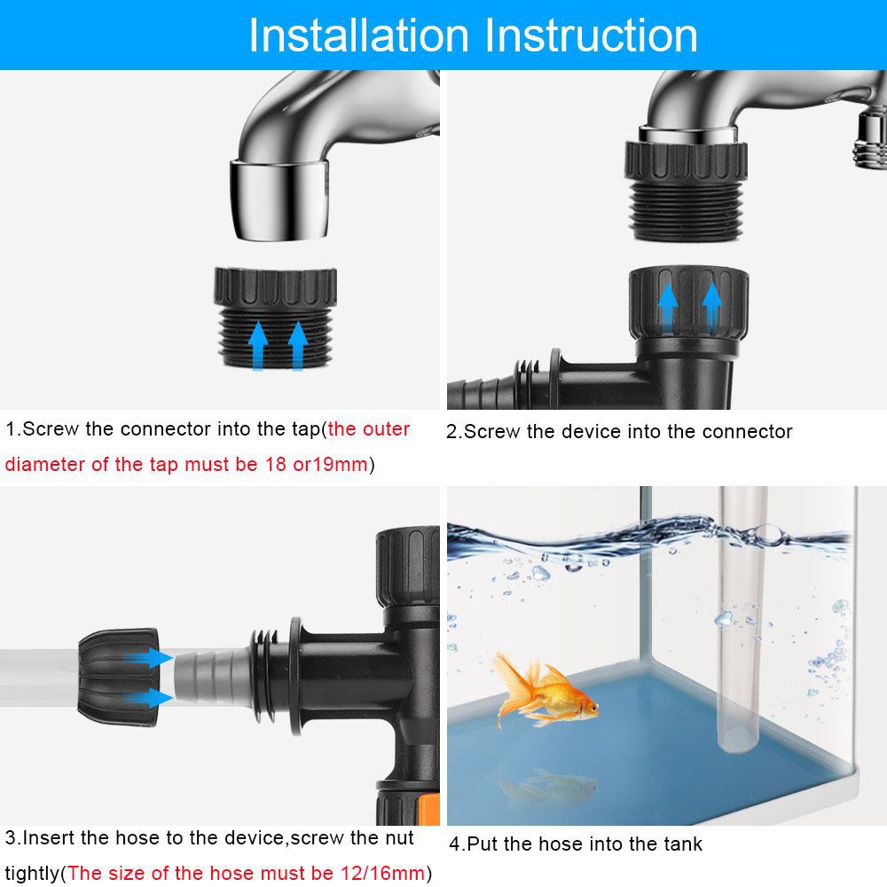 เครื่องมือทําความสะอาดตู้ปลาแบ - Marine Aquarium Water Change บทวิจารณ์และราคา