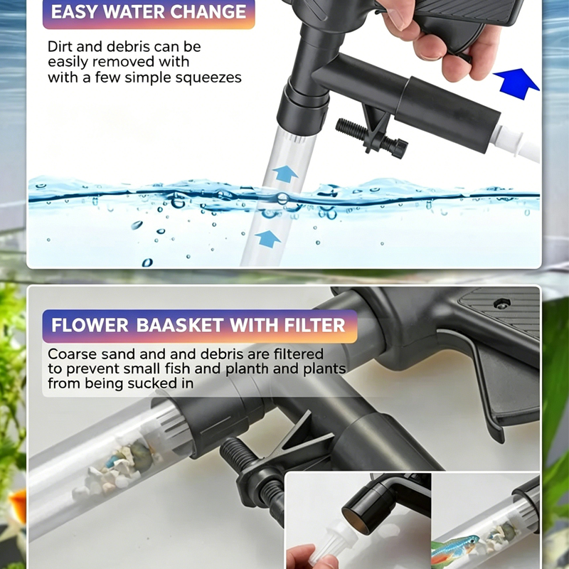 ปั๊มเปลี่ยนน้ำตู้ปลา อุปกรณ์ทำ - Marine Aquarium Water Change บทวิจารณ์และราคา