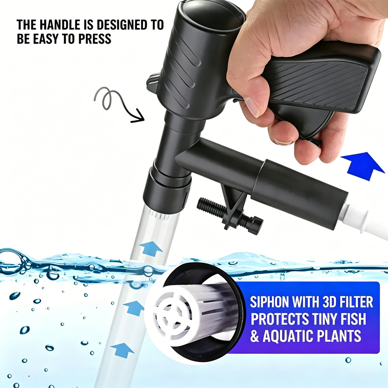 ปั๊มเปลี่ยนน้ำตู้ปลา อุปกรณ์ทำ - Marine Aquarium Water Change บทวิจารณ์และราคา