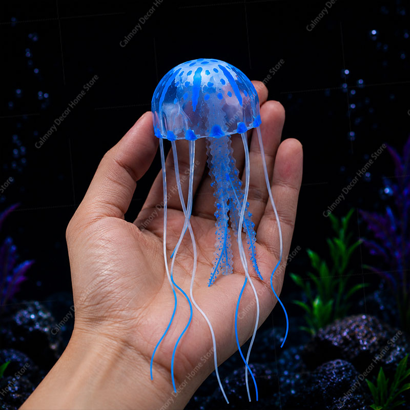 ของตกแต่งตู้ปลาแมงกะพรุนเรืองแ - Aquarium Marine บทวิจารณ์และราคา