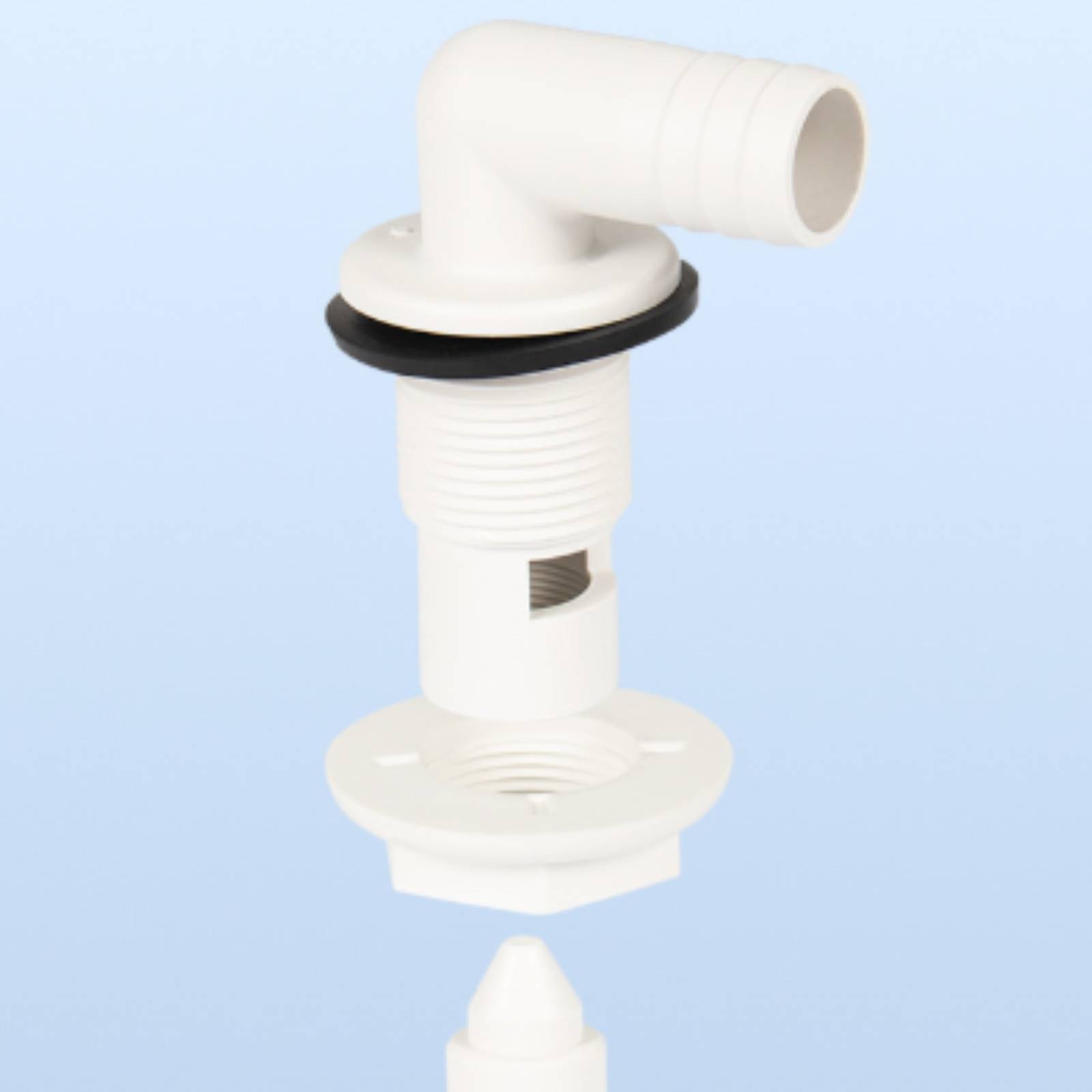 วาล์วทางทะเลพร้อมข้อต่อโค้ง 90 - Aquarium Marine บทวิจารณ์และราคา