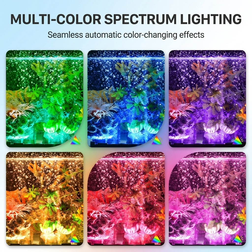 ไฟ LED USB สำหรับตู้ปลา พร้อมฟ - Marine Aquarium Water Change บทวิจารณ์และราคา